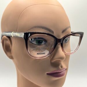 New Women's Designer Eyeglass Frames Missoni MIS0190 | Brown Caramel | 54/17/145